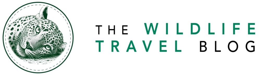 The Wildlife Travel Blog Logo and title, transparent